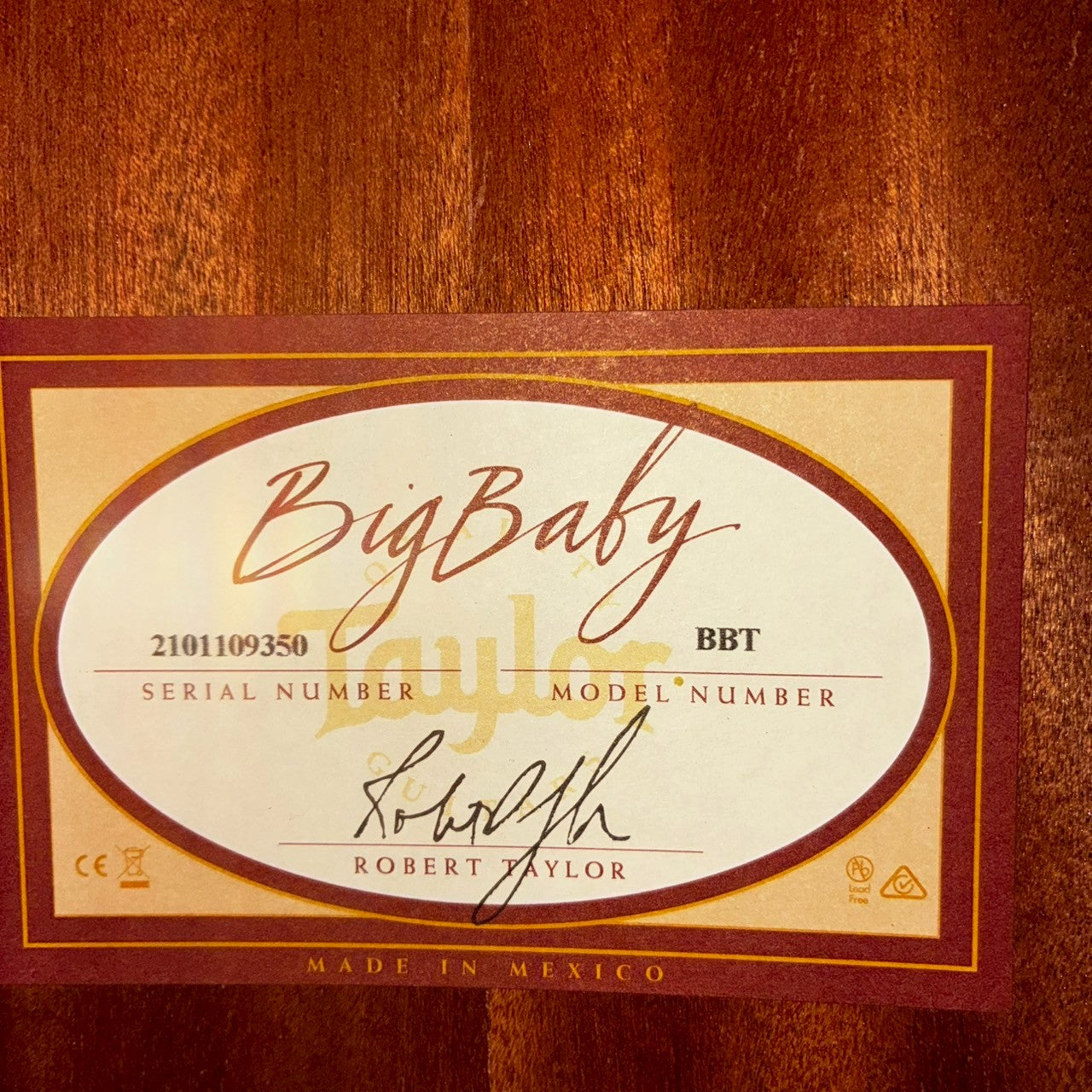 Taylor BBT Big Boy 【USED】【1.7kg】