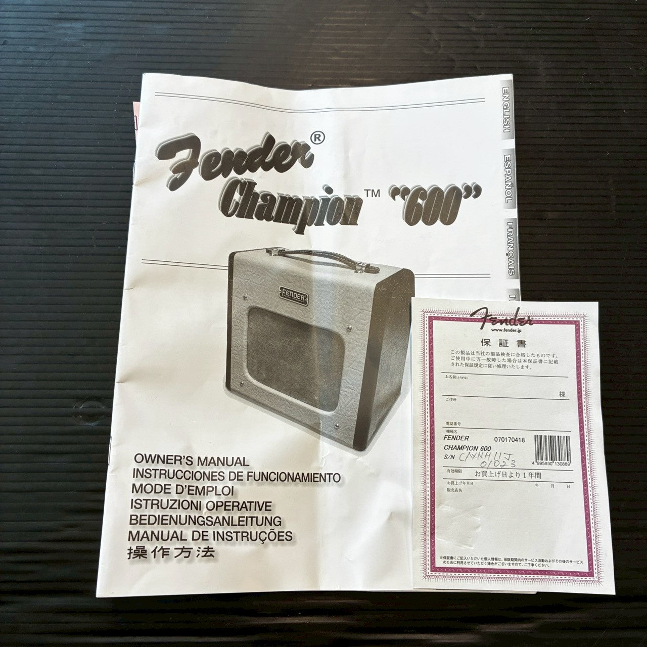 Fender CHAMPION600 【USED】