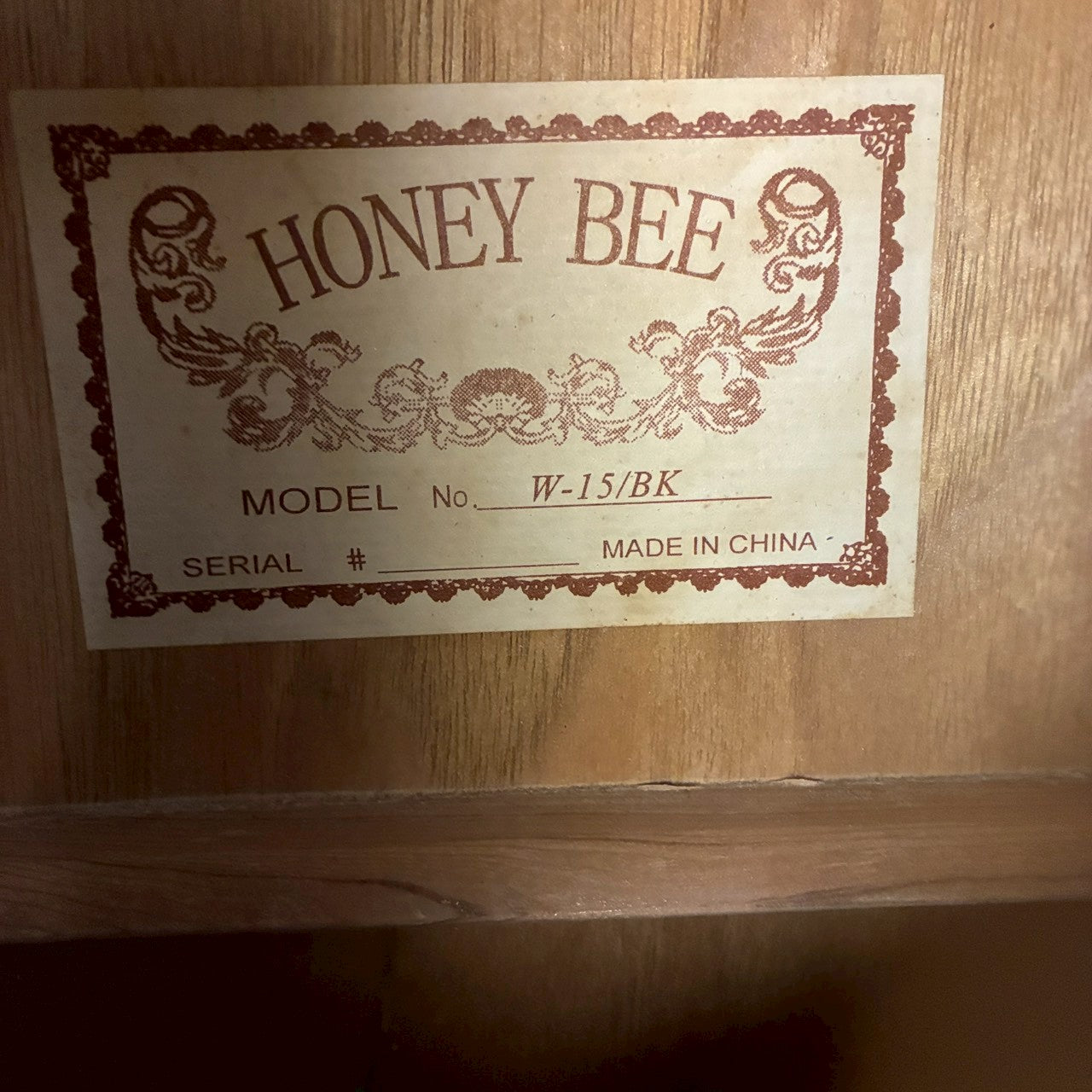 HONEY BEE W-15 Black【1.97kg】