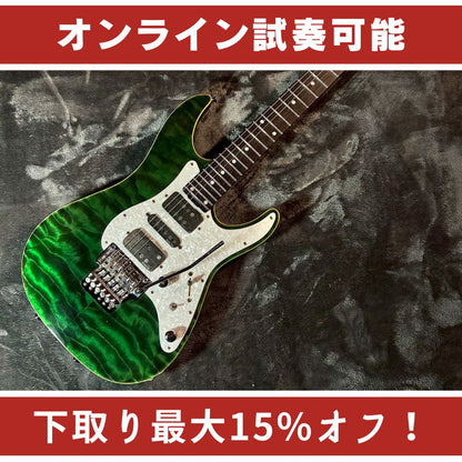 SCHECTER	SD-2-24-AL See-thru Green 【3.8kg】【USED】