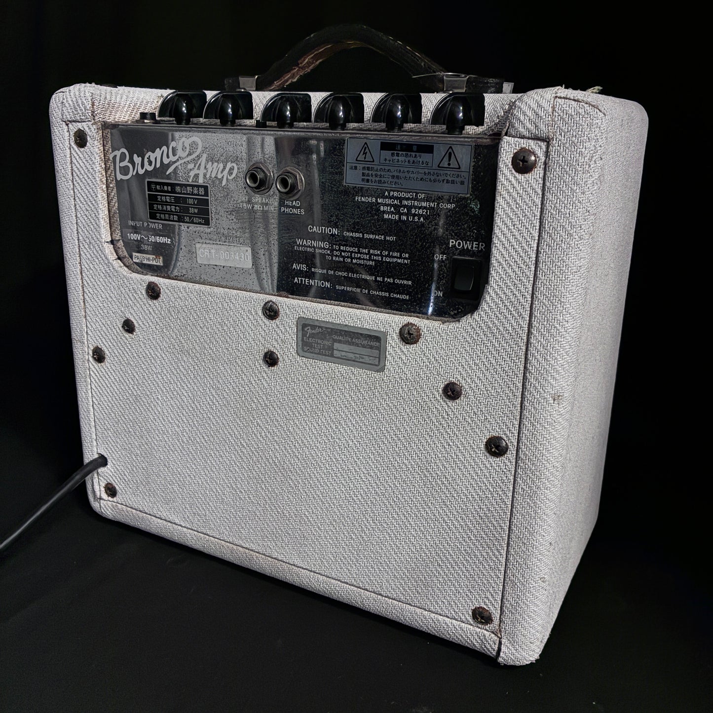 Fender Bronco Amp white / Guitar Combo Amp 【甲府店】