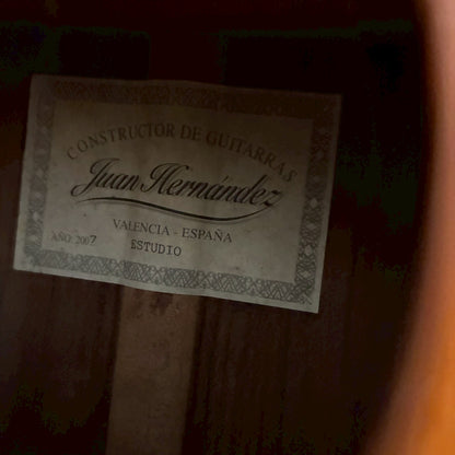 Juan Hernandez Estudio 2007 Classic Guiter【1.64kg】