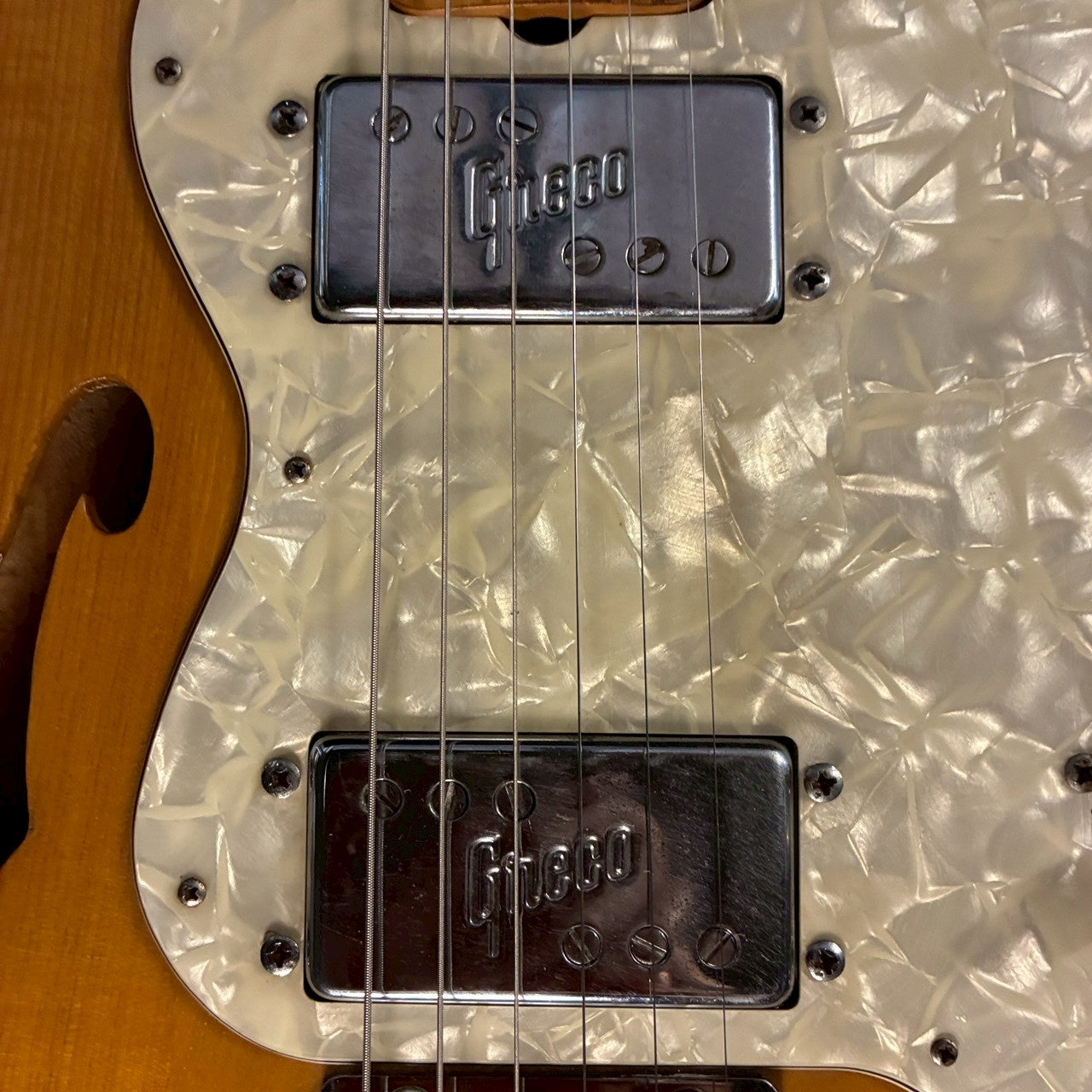 Greco TE-450 Thinline Natural HH マツモク工場製【3.63㎏】