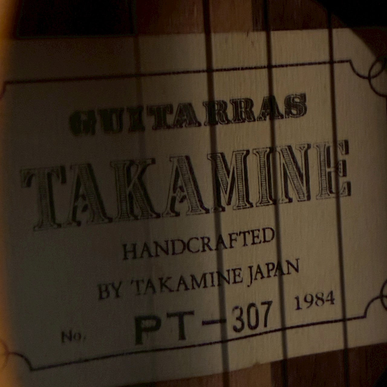 Takamine PT-307 80年代日本製 エレガット【1.85kg】