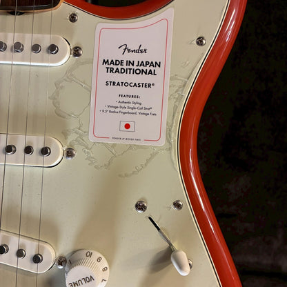 Fender Made in Japan Traditional '60s Stratocaster Fiesta Red 2025年製【3.32㎏】