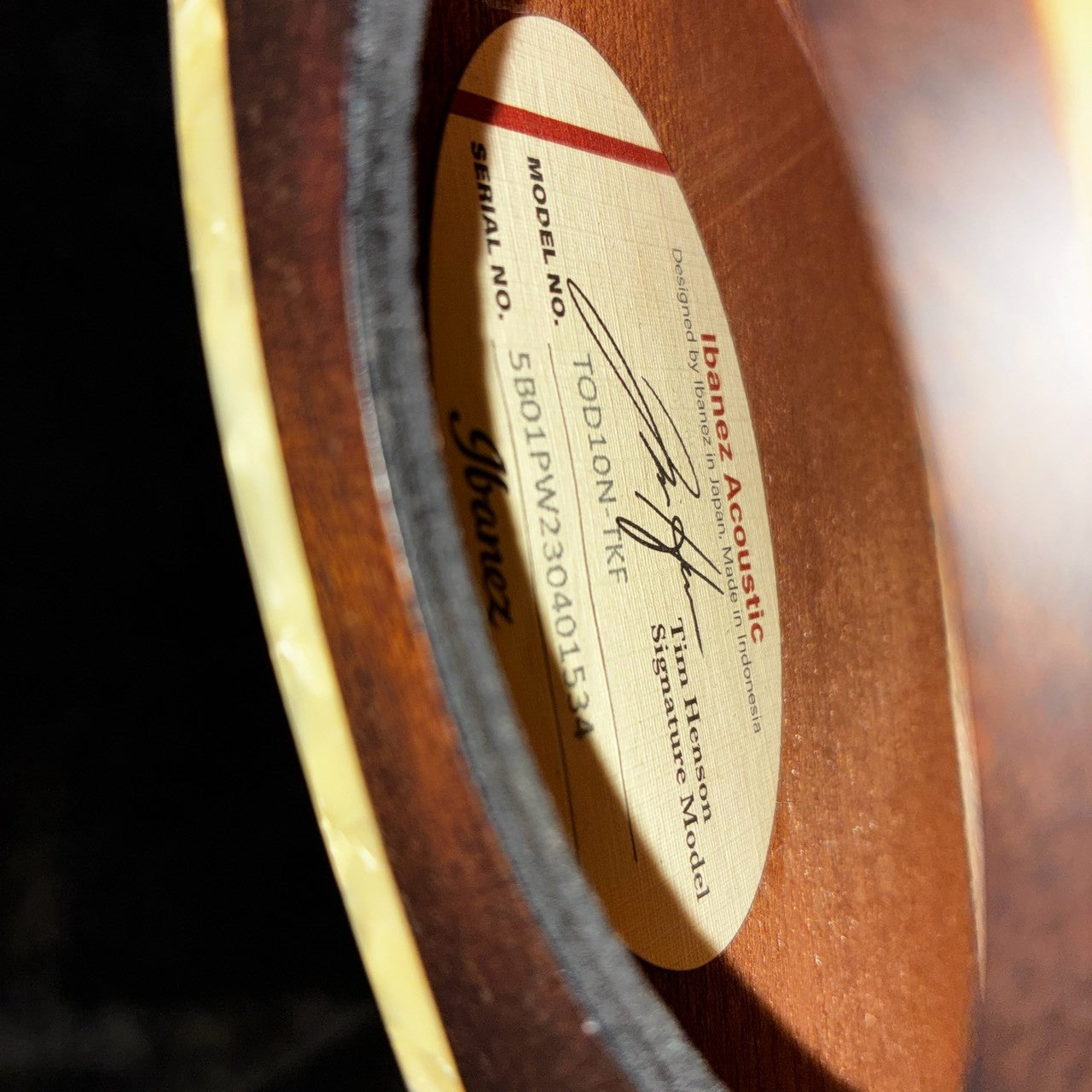 Ibanez  TOD10N-TKF Tim Henson Signature Model Black 【2.03kg】
