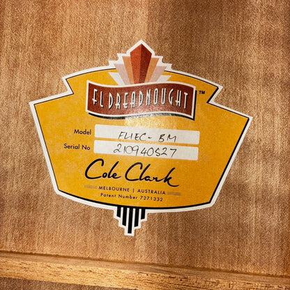 Cole Clark　Touring Series　FL Dreadnought　FL1EC-BM 【USED】　【2.1kg】　
