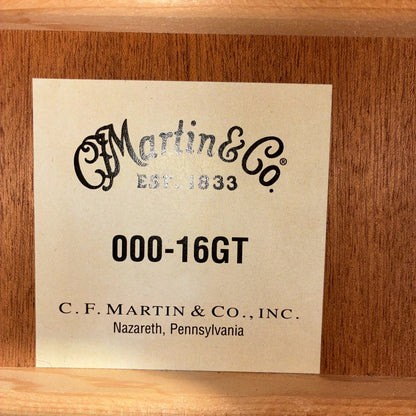 Martin 000-16GT 【USED】【1.83㎏】