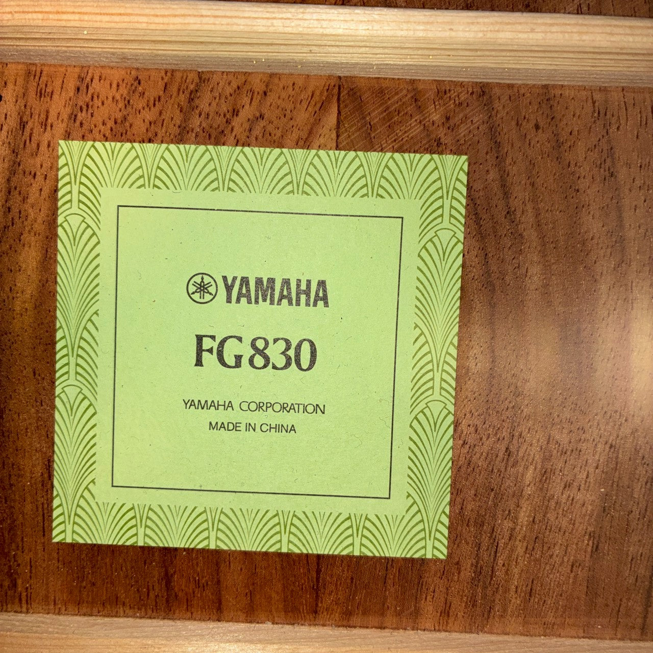 YAMAHA FG-830 オータムバースト【1.9kg】【USED】