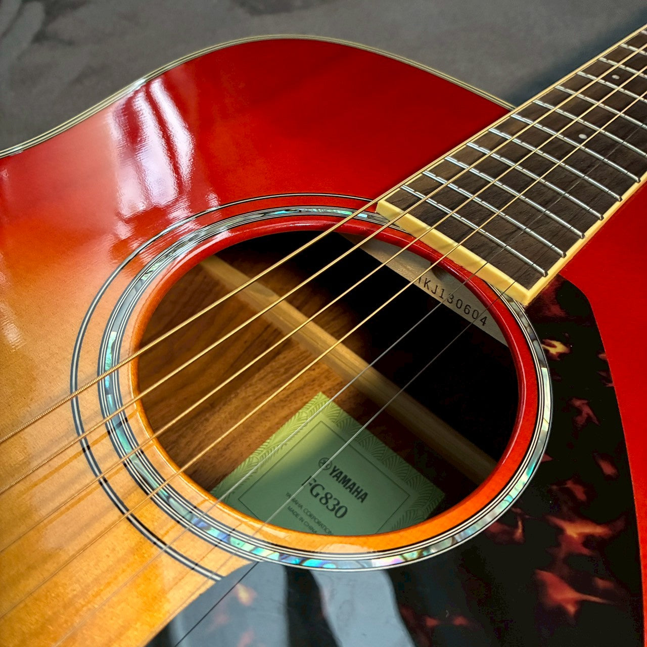 YAMAHA FG-830 オータムバースト【1.9kg】【USED】