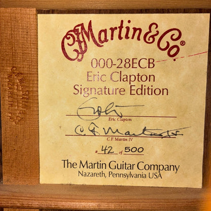 Martin OOO-28 ECB Eric Clapton Jacaranda  2002年製 【USED】【1.9kg】