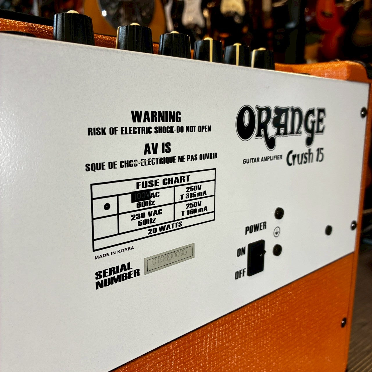 ORANGE Crush15 【USED】 – ヤマナシ楽器
