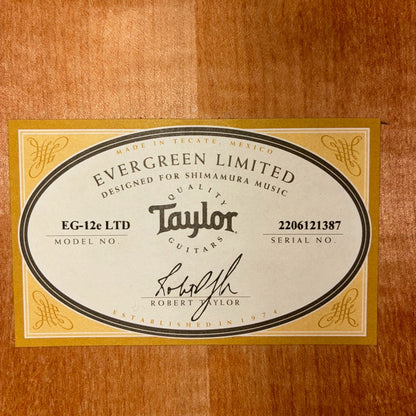 Taylor EG-12e　LTD 【USED】【1.9㎏】