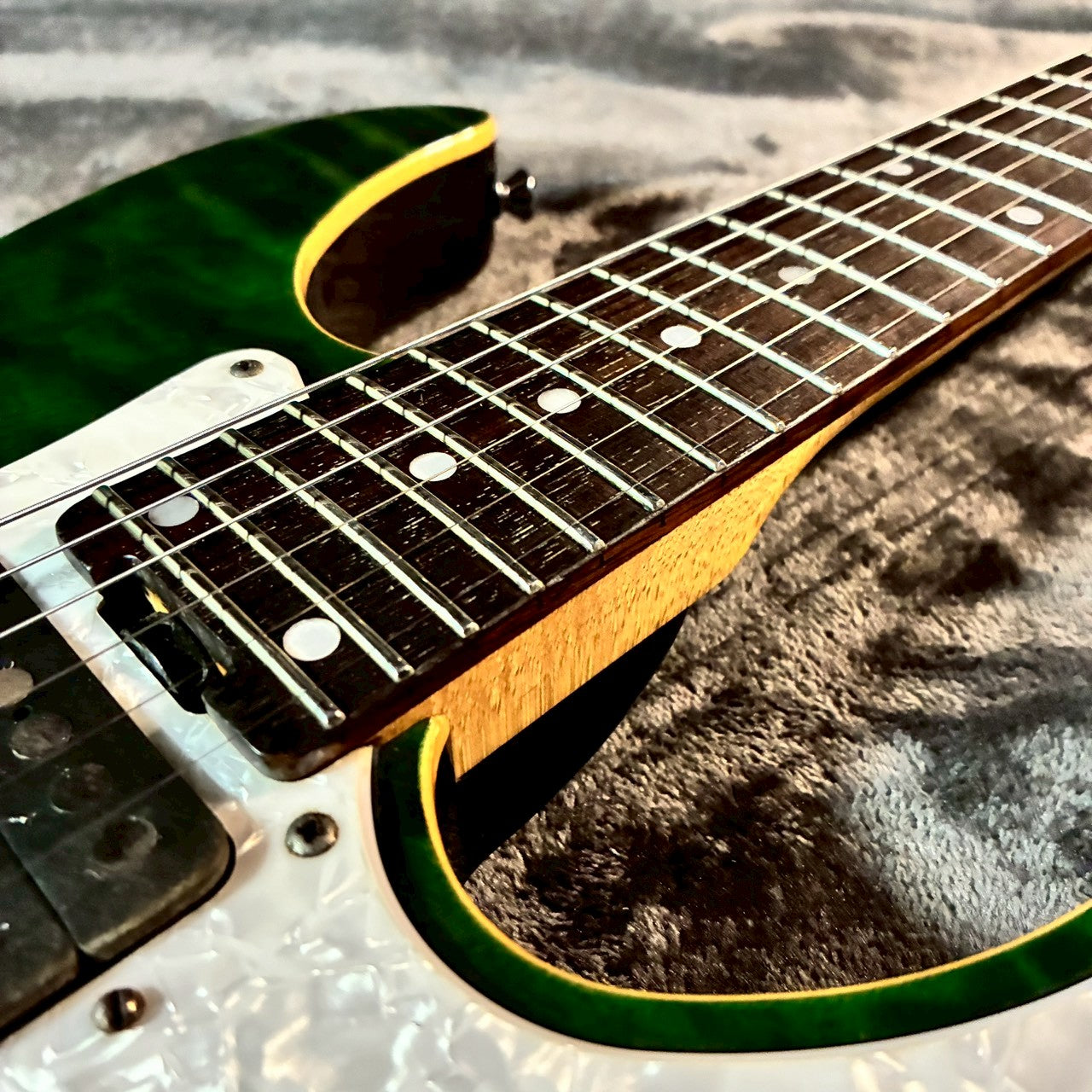 SCHECTER	SD-2-24-AL See-thru Green 【3.8kg】【USED】