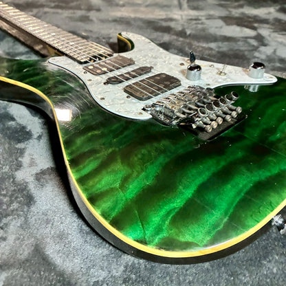 SCHECTER	SD-2-24-AL See-thru Green 【3.8kg】【USED】