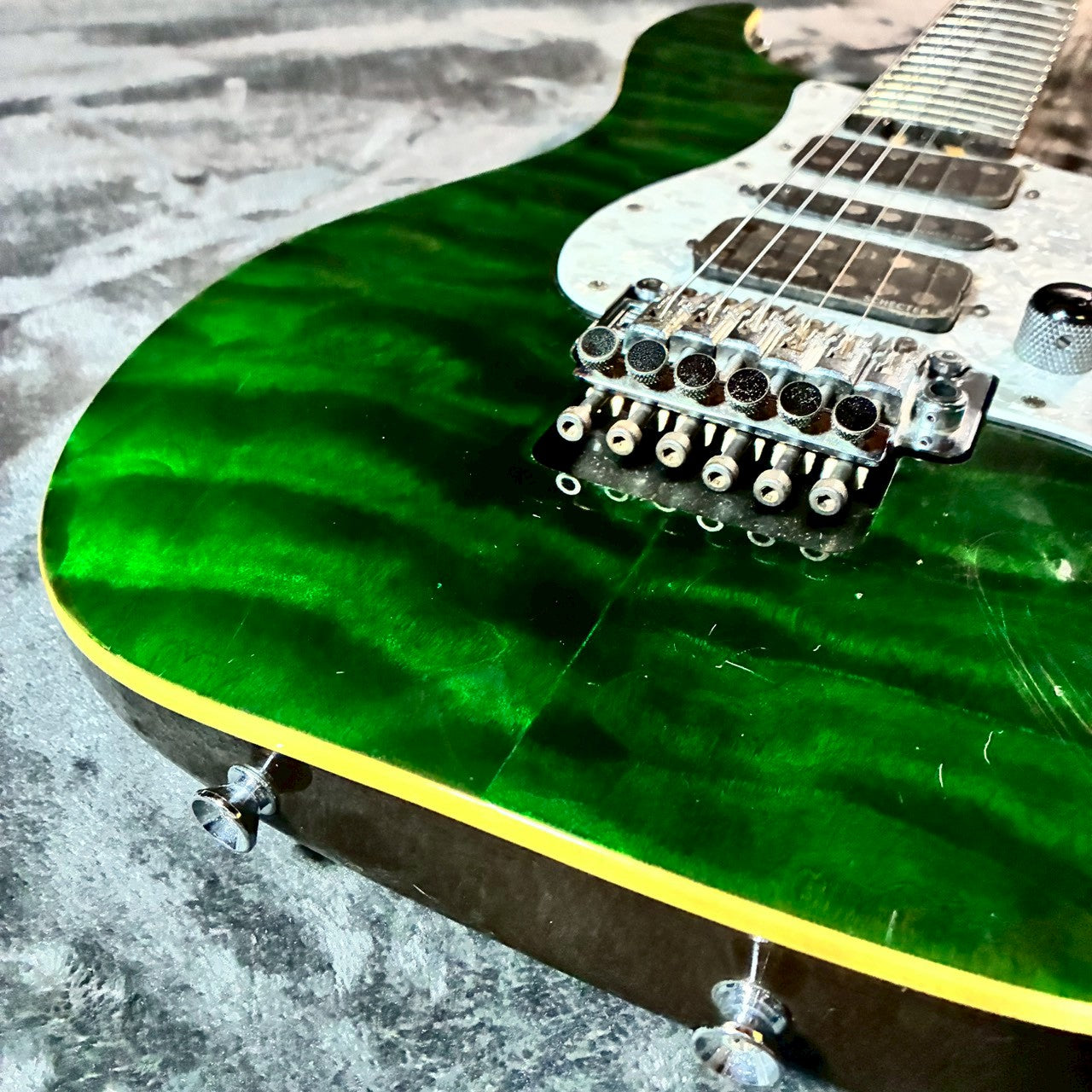 SCHECTER	SD-2-24-AL See-thru Green 【3.8kg】【USED】