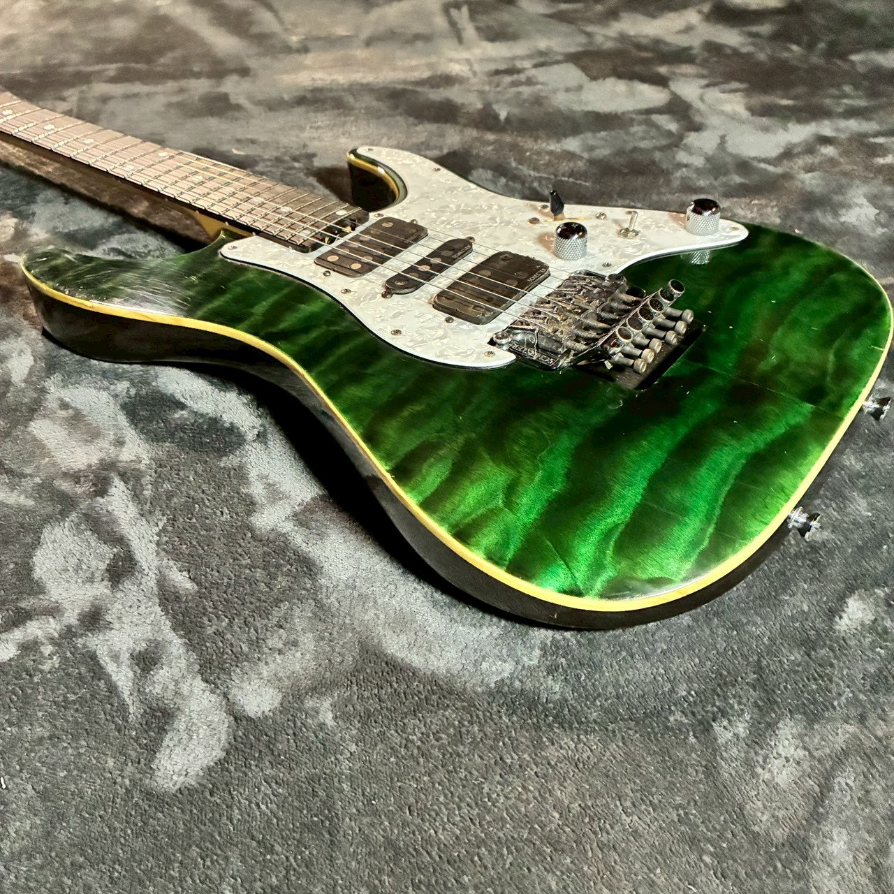 SCHECTER	SD-2-24-AL See-thru Green 【3.8kg】【USED】