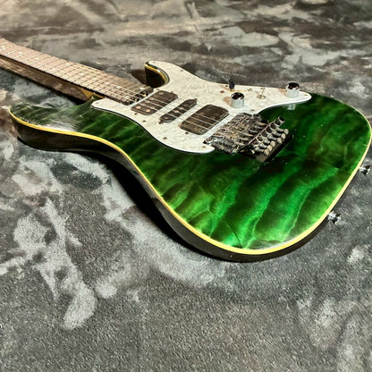 SCHECTER	SD-2-24-AL See-thru Green 【3.8kg】【USED】