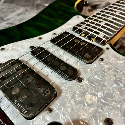 SCHECTER	SD-2-24-AL See-thru Green 【3.8kg】【USED】