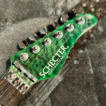 SCHECTER	SD-2-24-AL See-thru Green 【3.8kg】【USED】