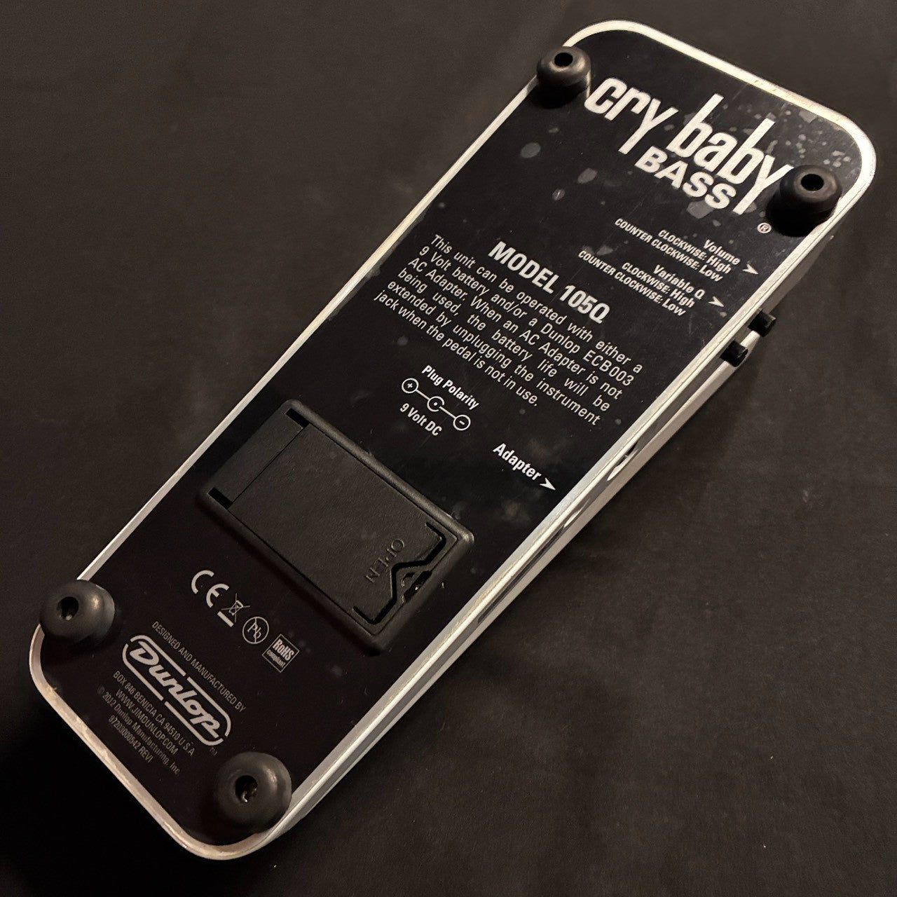 JIM DUNLOP 105Q Cry Baby Bass Wah / Bass Wah 【甲府店】