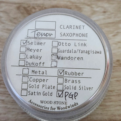 WoodStone　テナーサックス用リガチャー　PGP　ピンクゴールドメッキ　箱付き